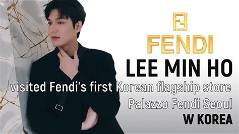 이민호 Lee Min Ho visited Fendi's first Korean flagship store 